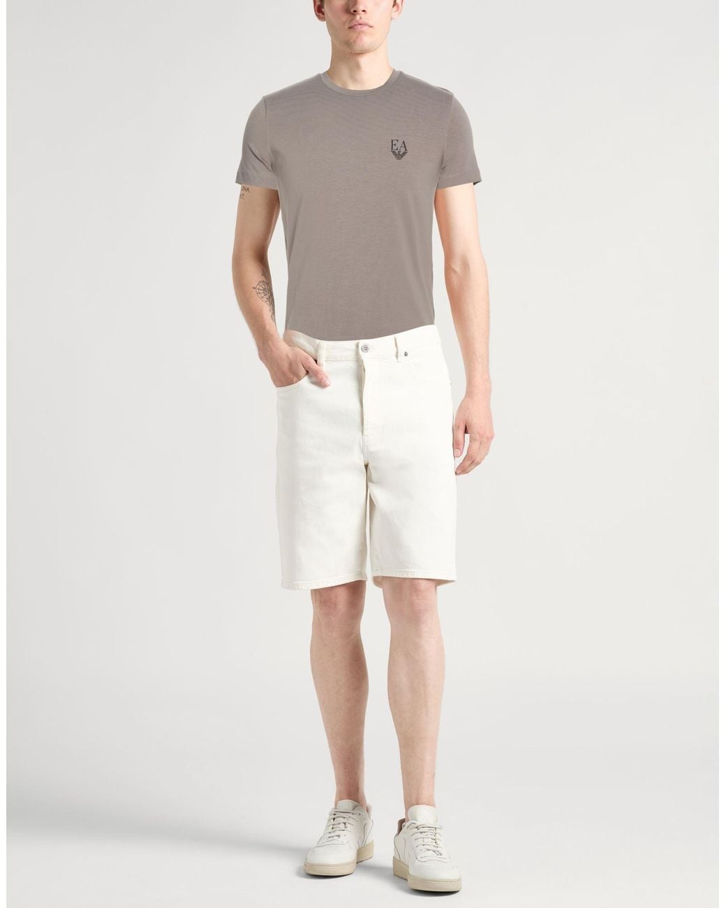 Emporio Armani Gray T-Shirts for men