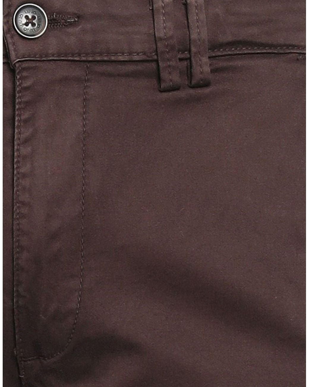 Liu Jo Brown Pants Cotton, Elastane for men