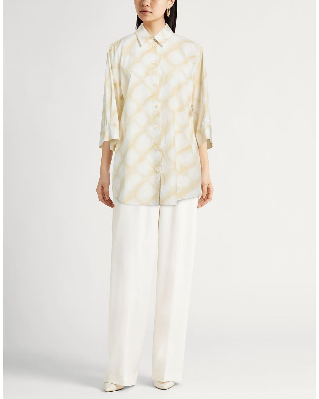 Peserico White Sand Shirt Cotton
