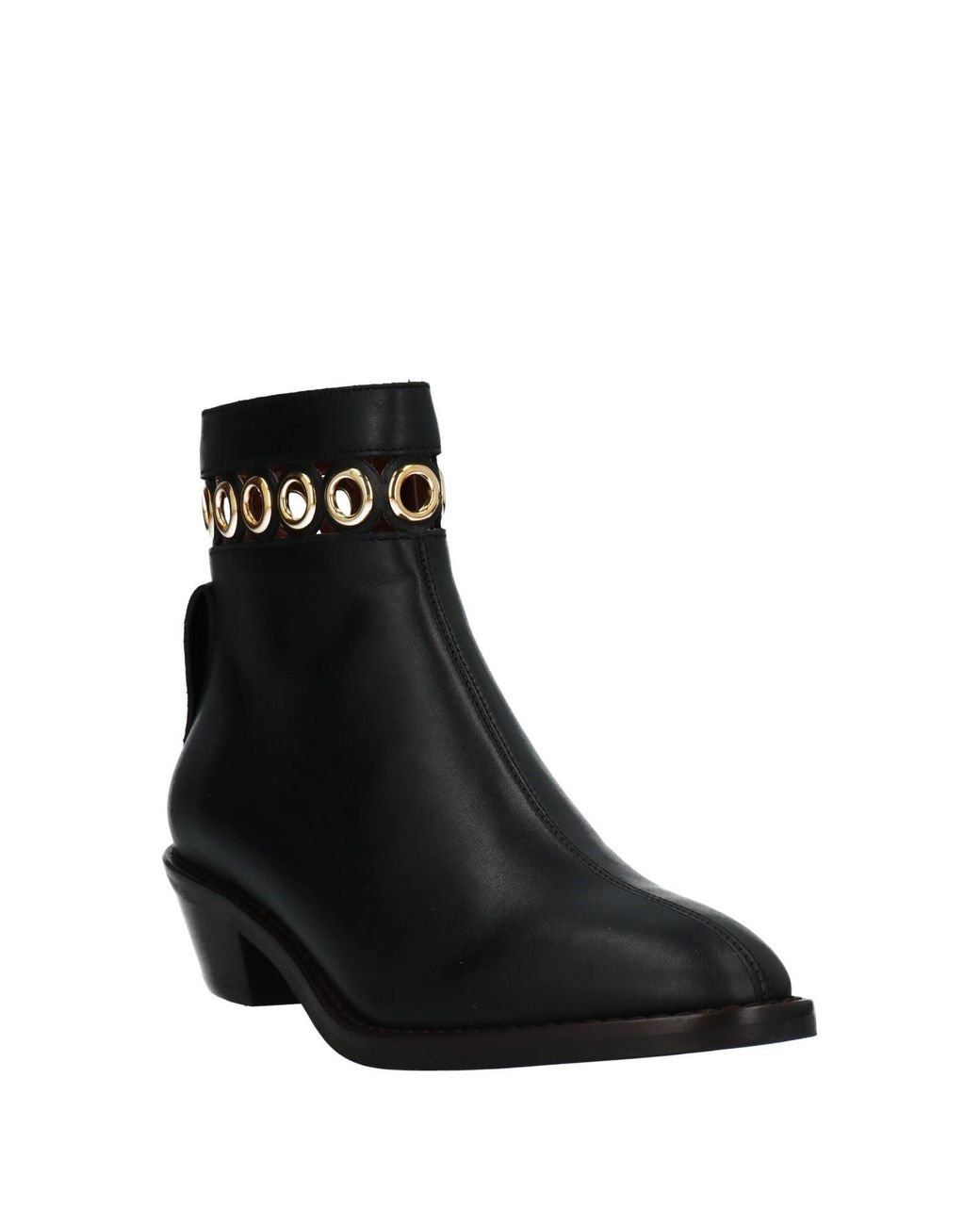 See By Chloé Black Ankle Boots