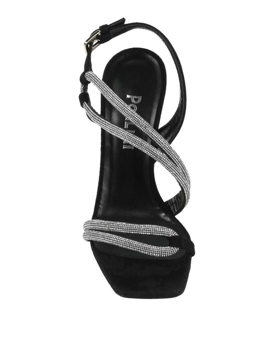 Pollini Black Sandals
