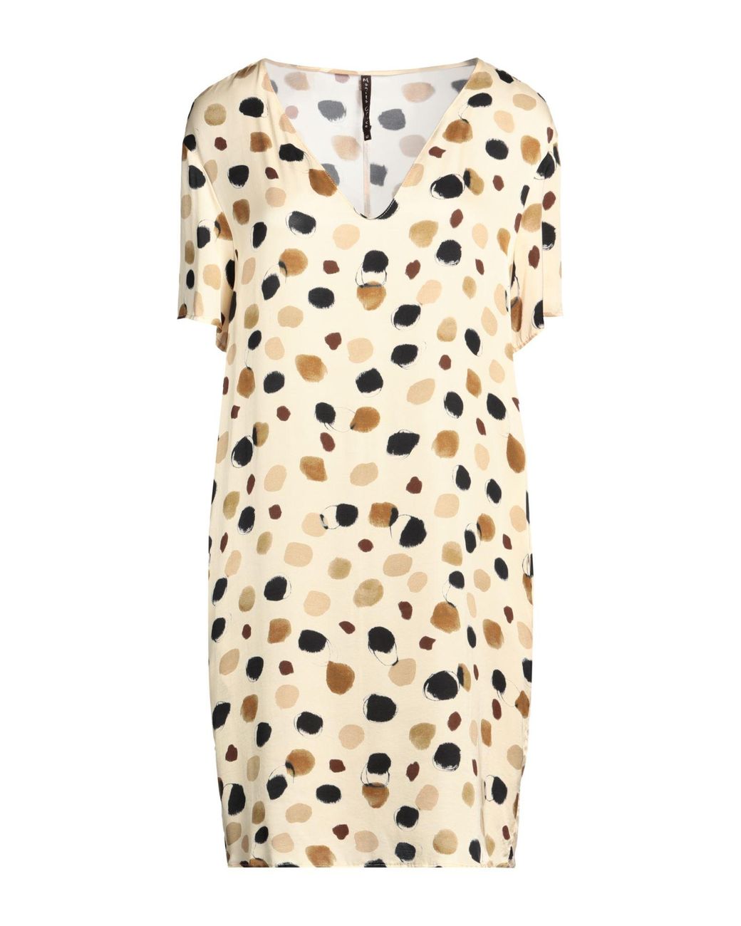Manila Grace White Light Mini Dress Viscose