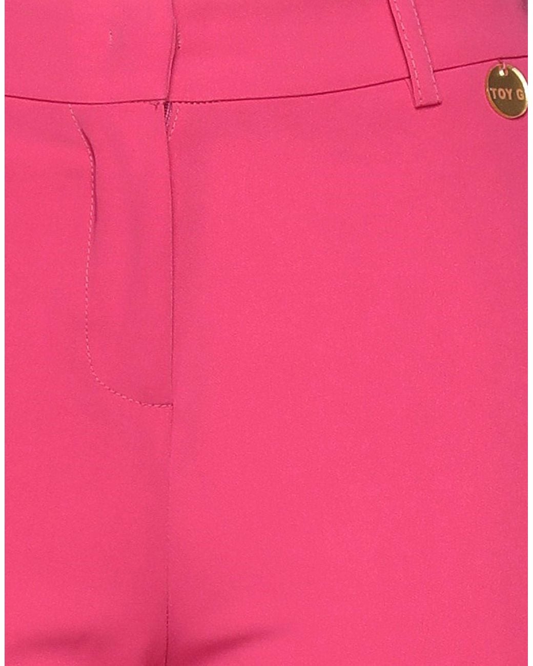 Toy G. Pink Fuchsia Pants Polyester, Elastane