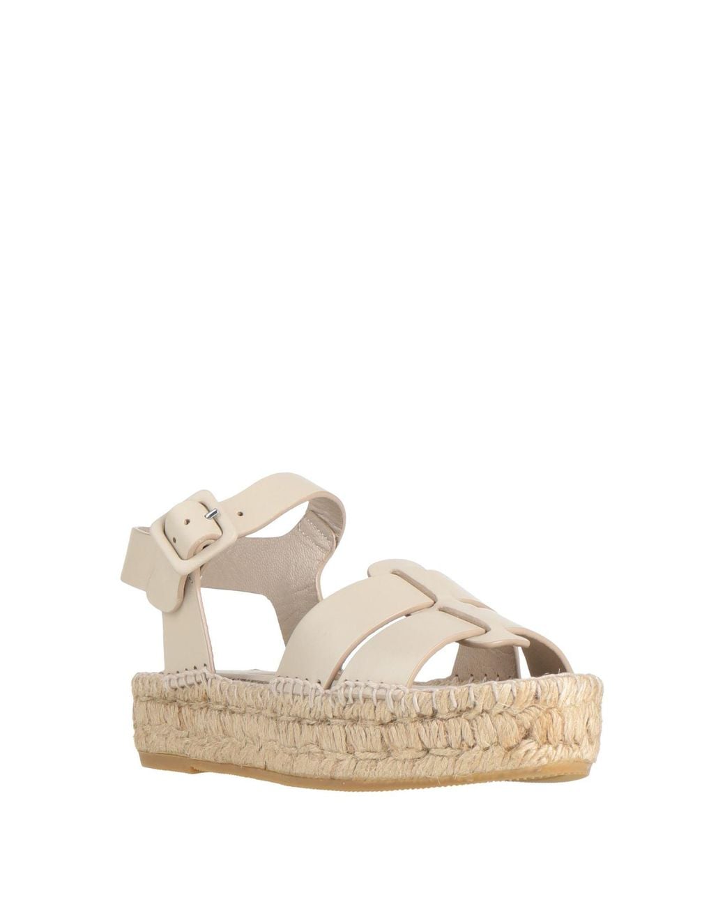 Paloma Barceló Natural Espadrilles Cowhide