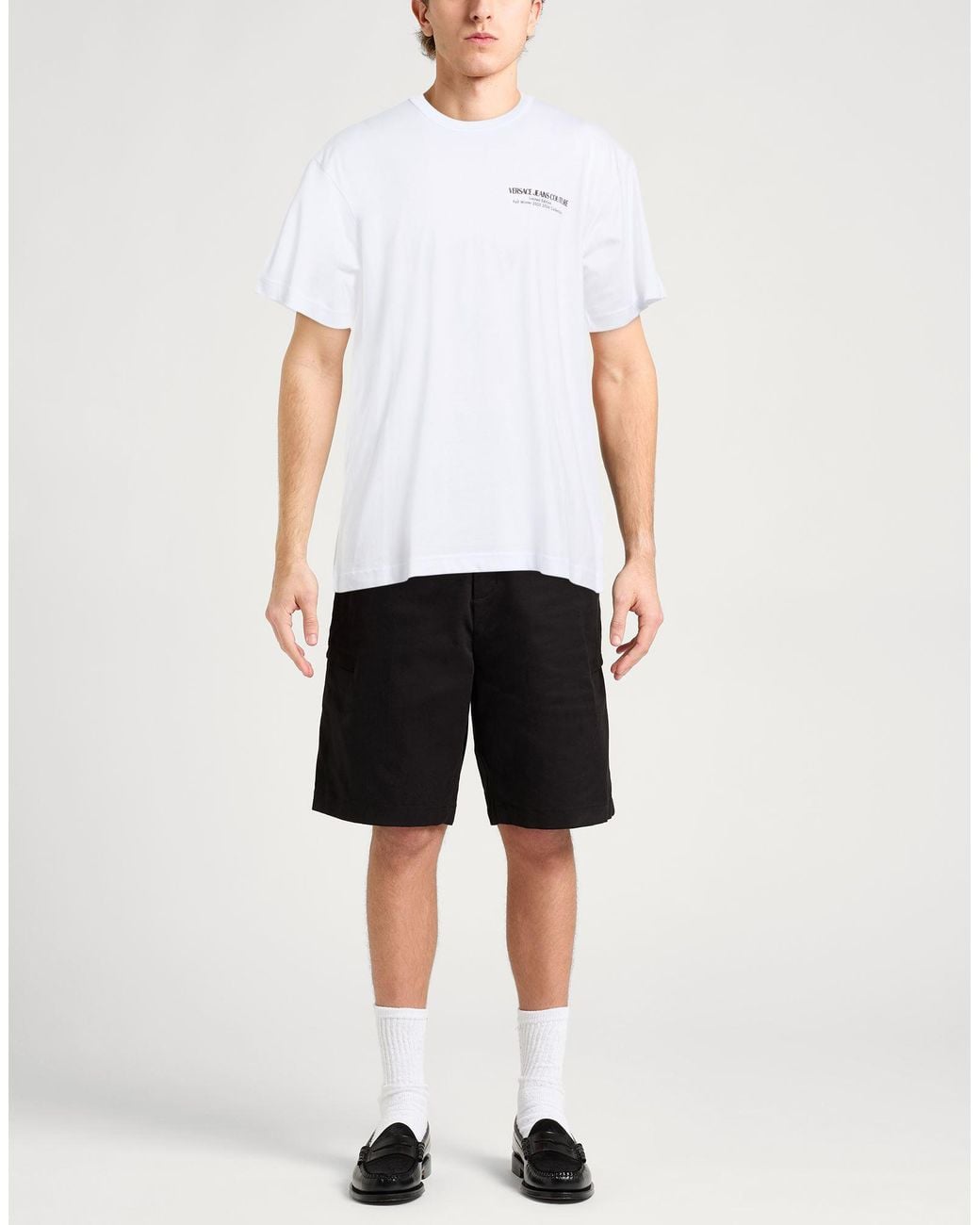 Versace Jeans Couture White T-Shirts for men