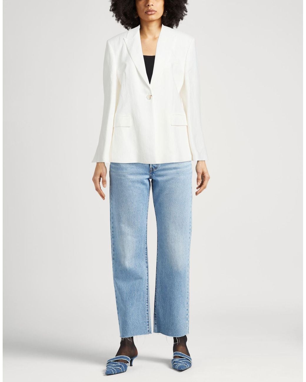 Pinko White Blazer