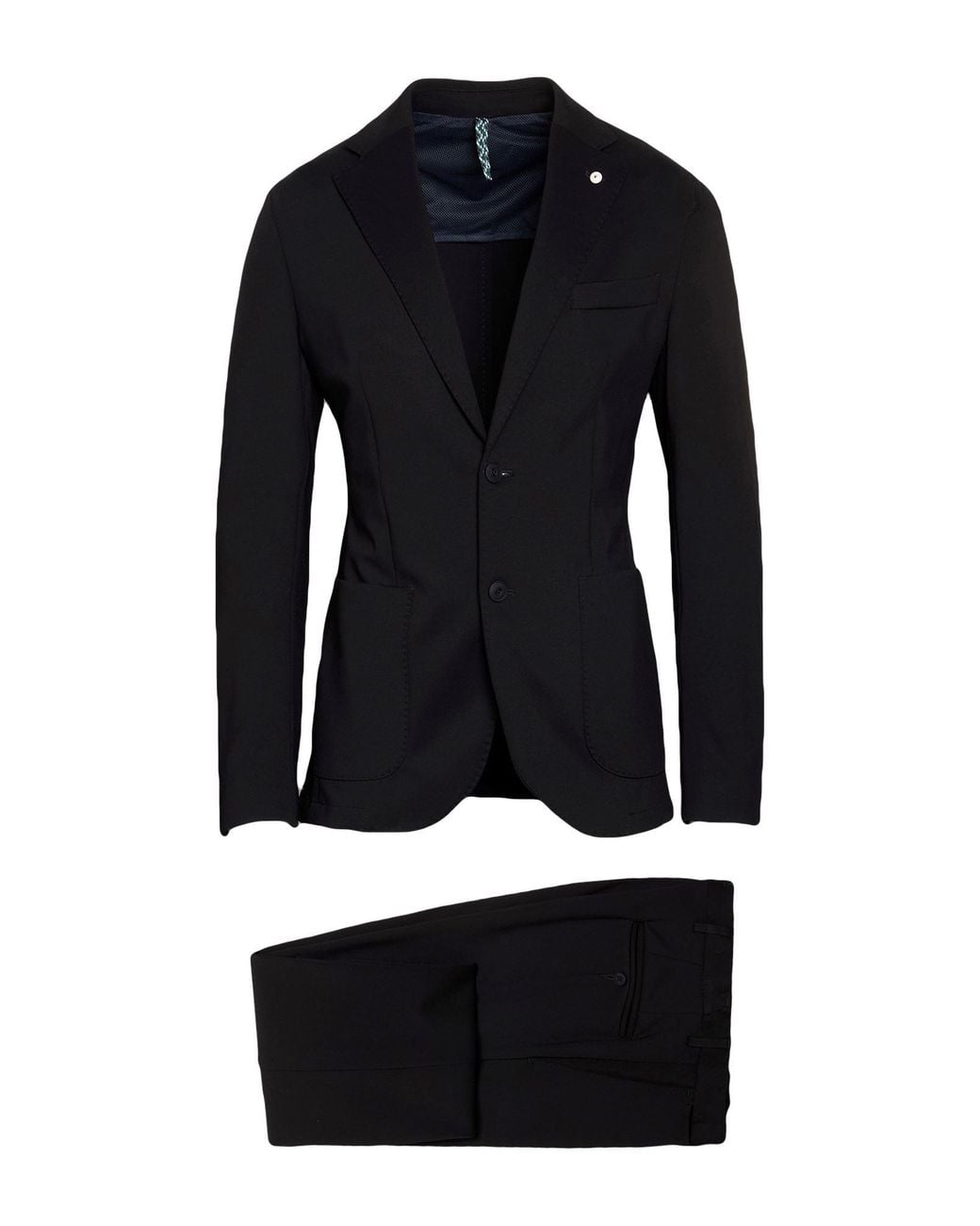 L.b.m. 1911 Blue Suit Polyamide, Elastane for men