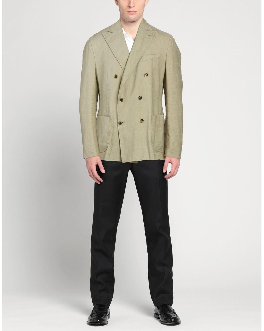 Windsor. Natural Blazer Linen, Lyocell, Elastane for men