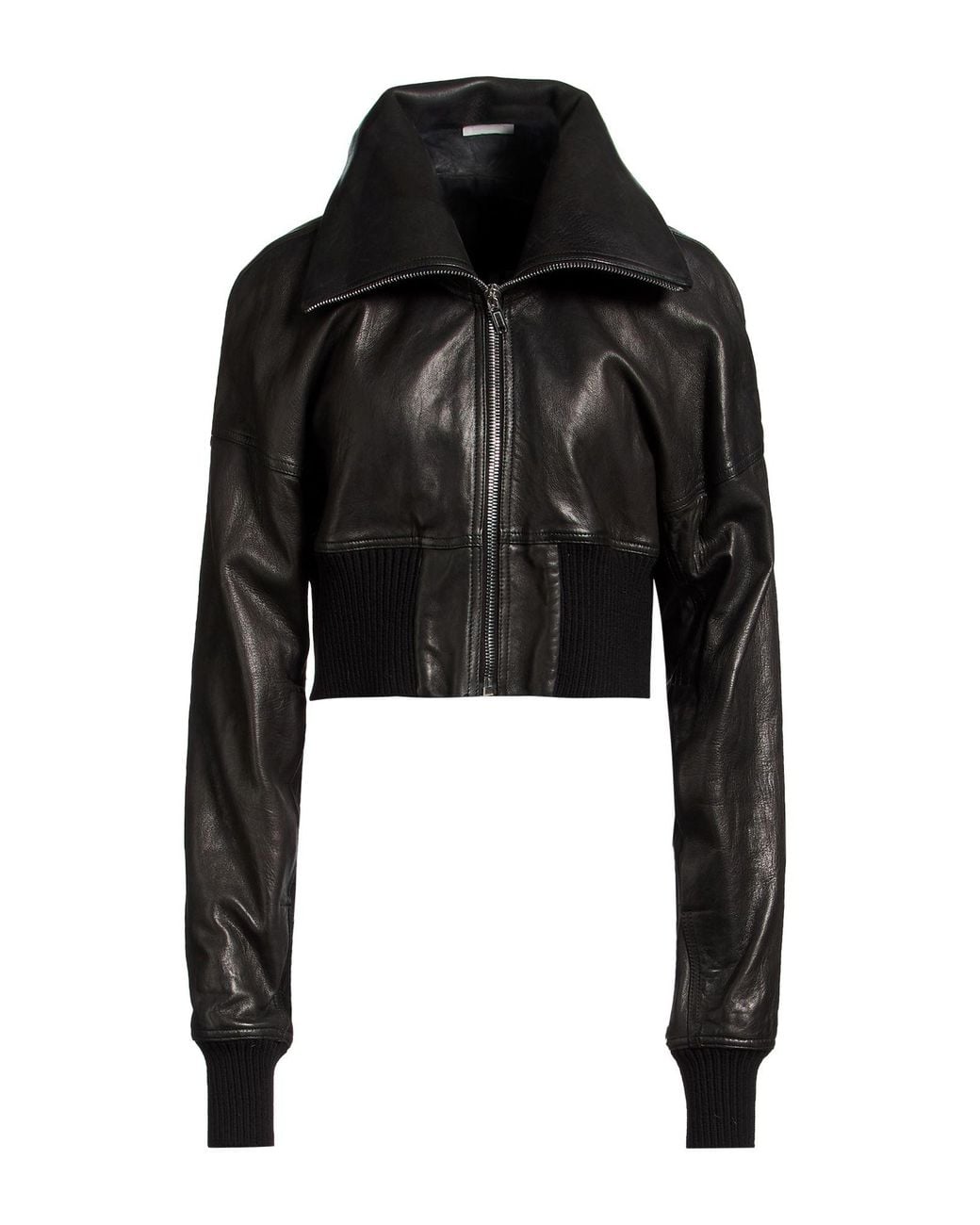 Rick Owens Black Jacket Calfskin