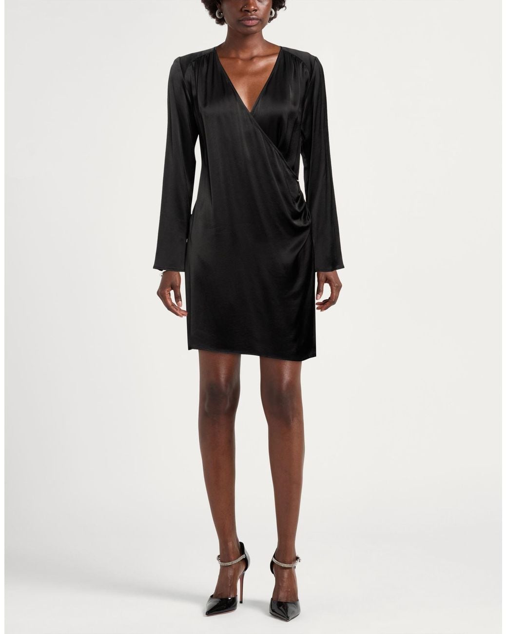 Ottod'Ame Black Mini Dress Viscose