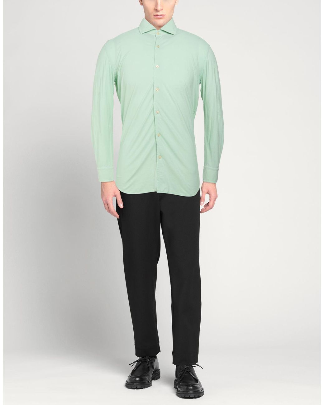 Guglielminotti Green Shirts for men