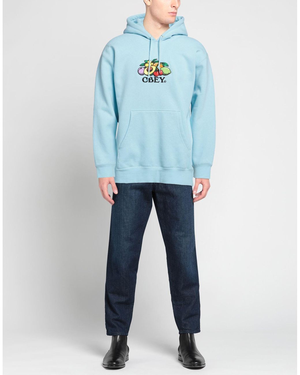 Obey blue cheap sweatshirt