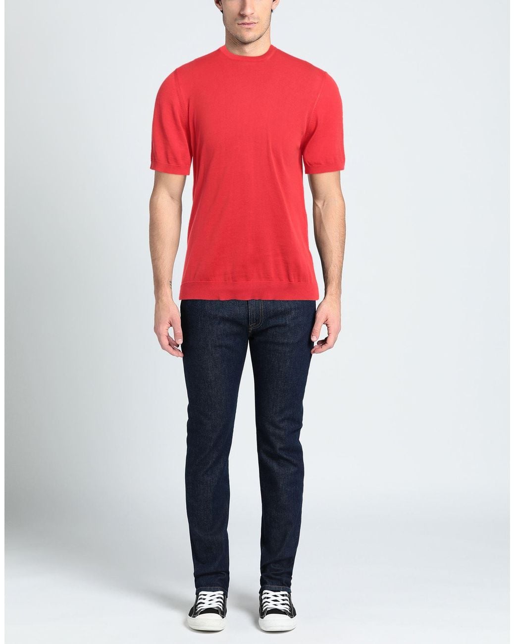 Drumohr Pullover in Red für Herren