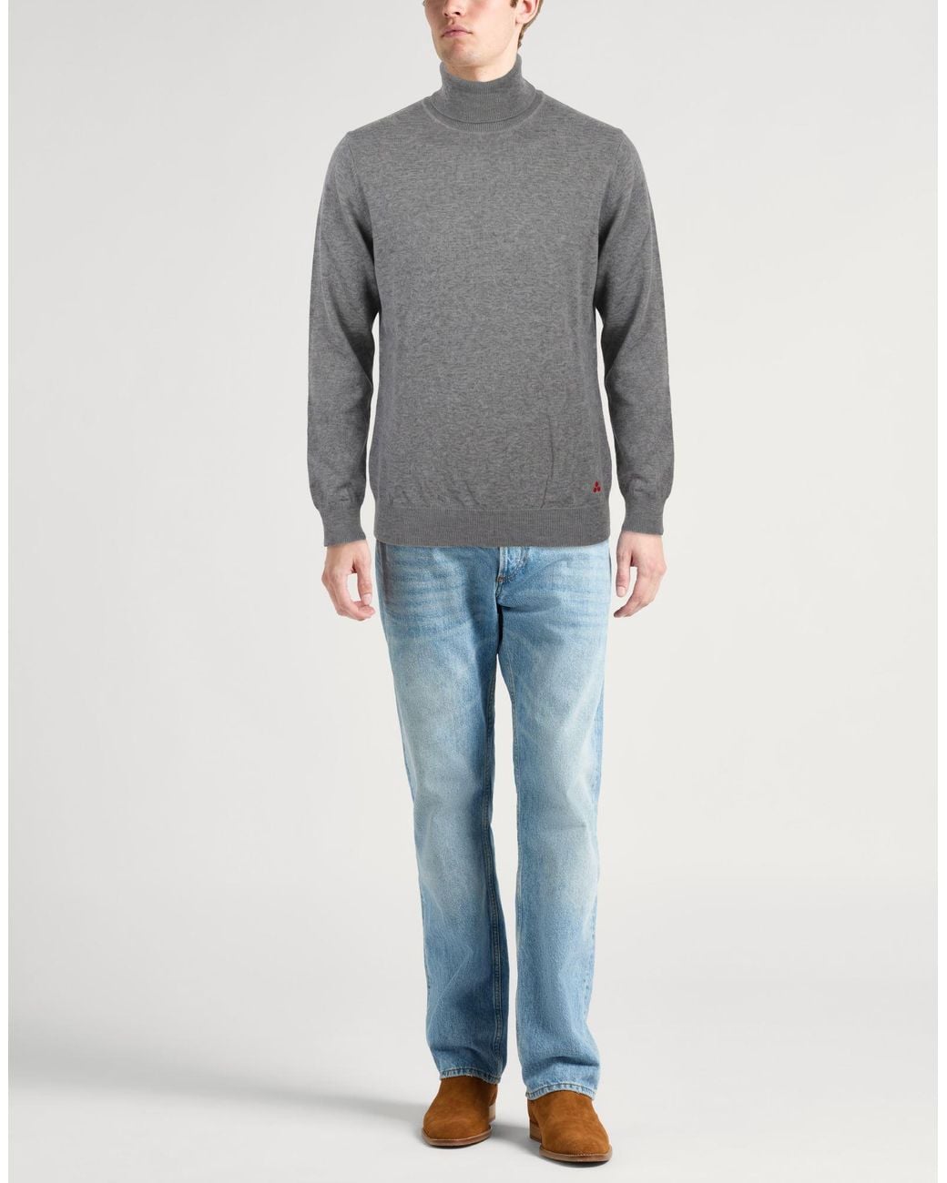 Peuterey Gray Turtleneck for men