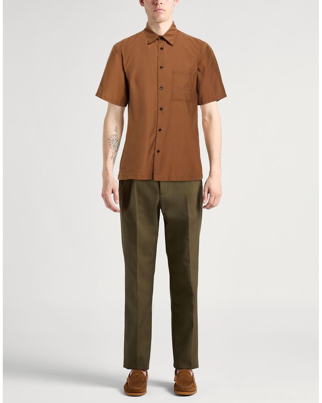 Theory Brown Shirts for men