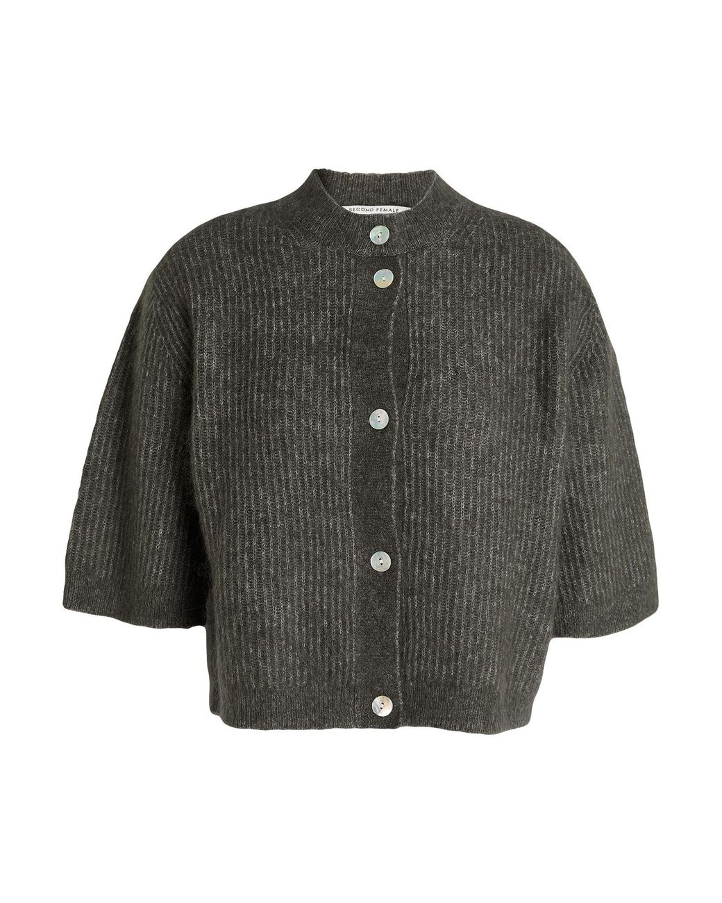 Second Female Gray Cardigan