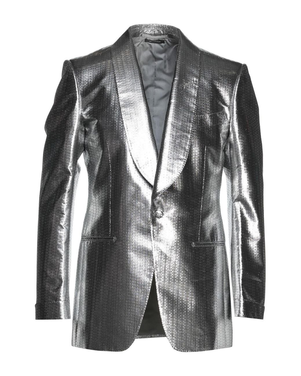 Tom Ford Suit Jacket in Metallic for Men Lyst