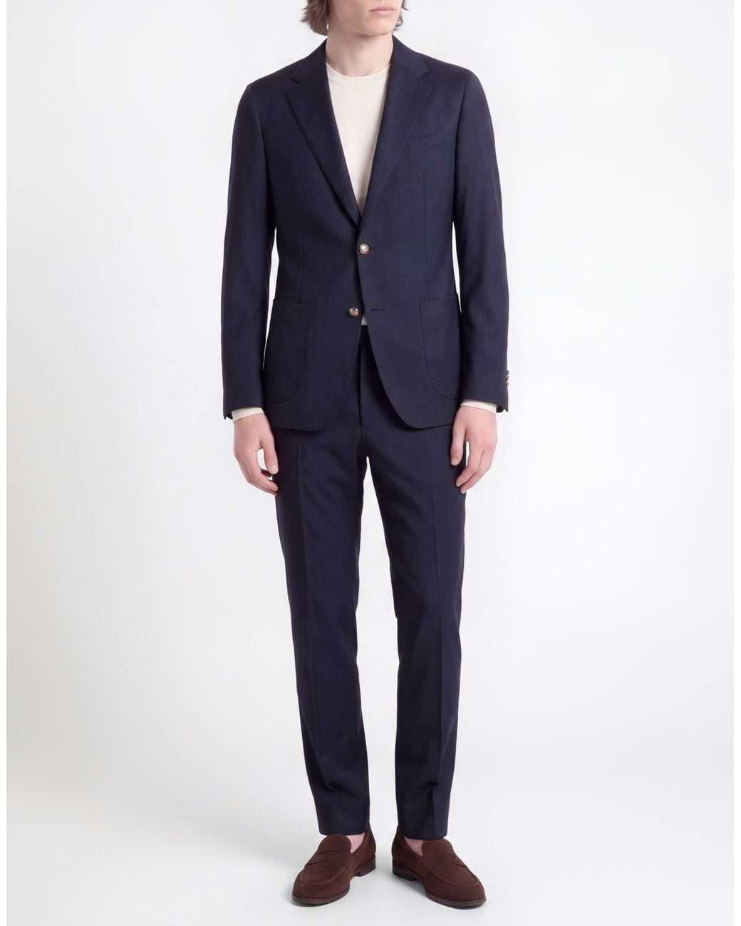 Windsor. Blue Midnight Suit Virgin Wool for men