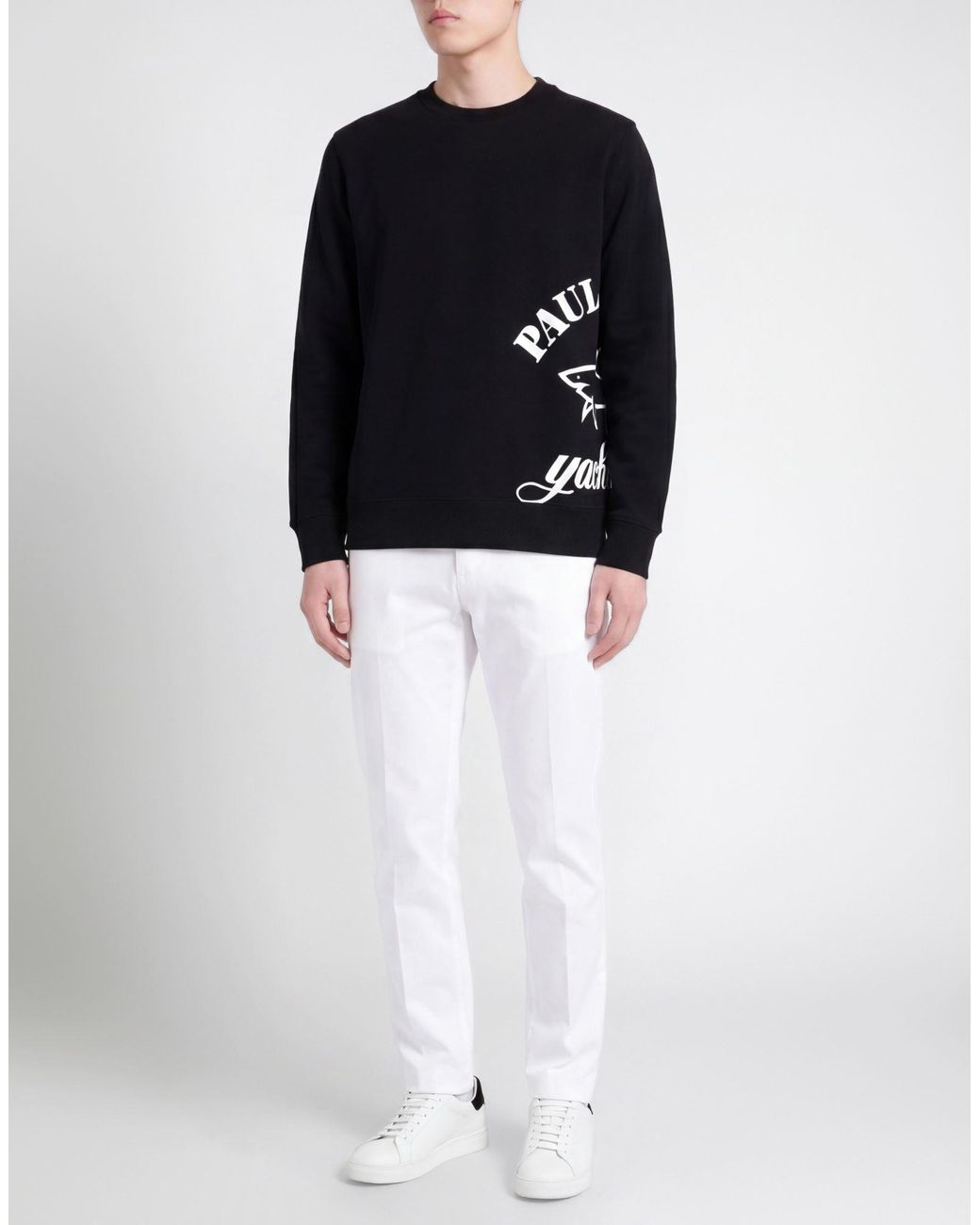 Paul & Shark Black Sweatshirt Cotton for men
