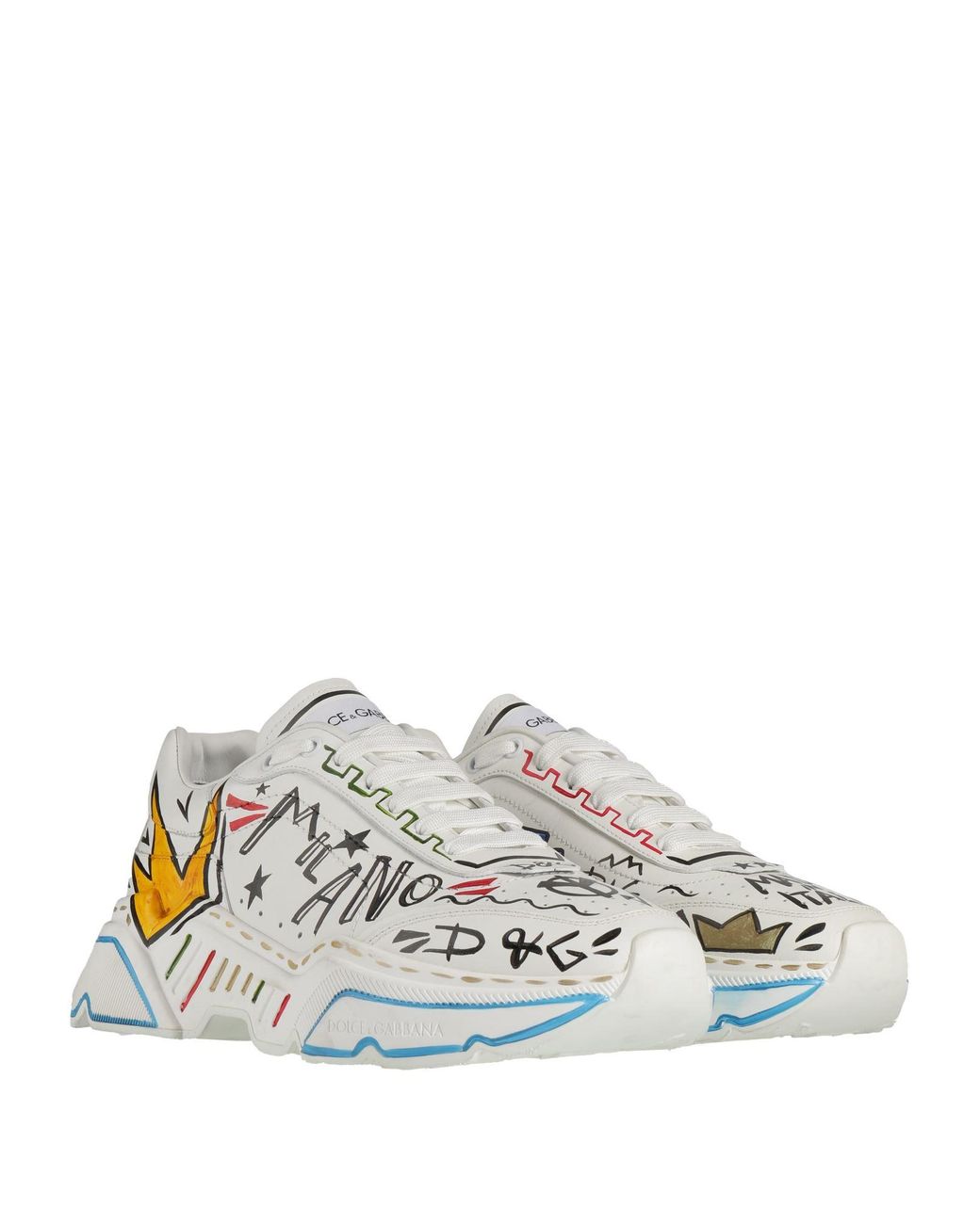 Dolce & Gabbana White Sneakers Calfskin for men