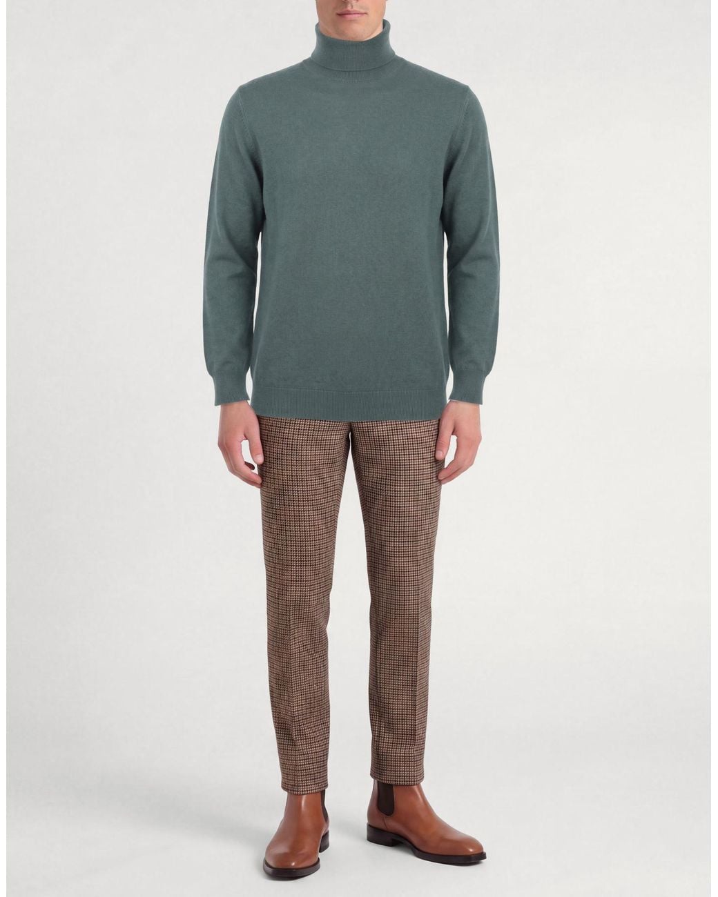 Drumohr Blue Turtleneck for men