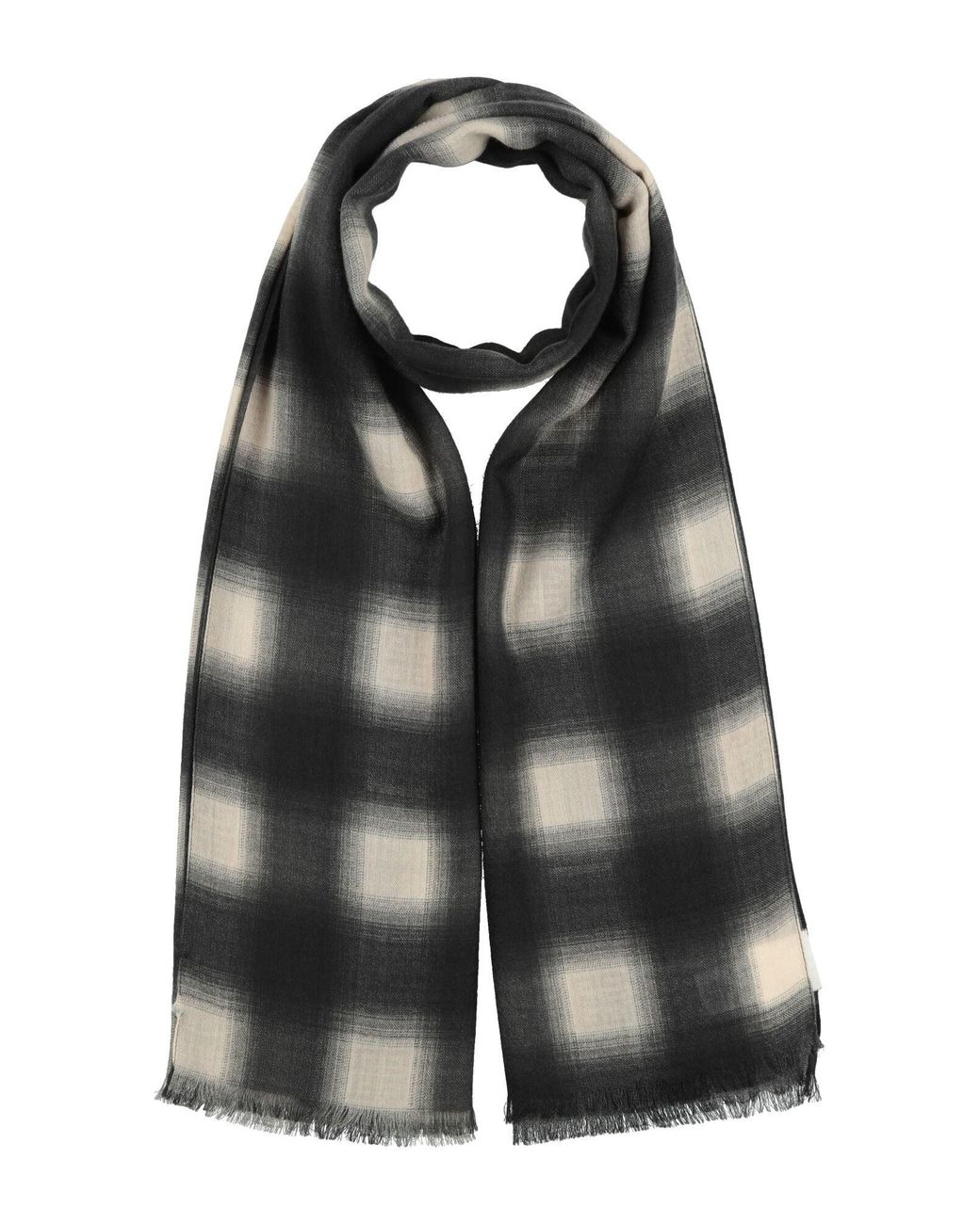 Givenchy Black Charcoal Scarf Cashmere for men