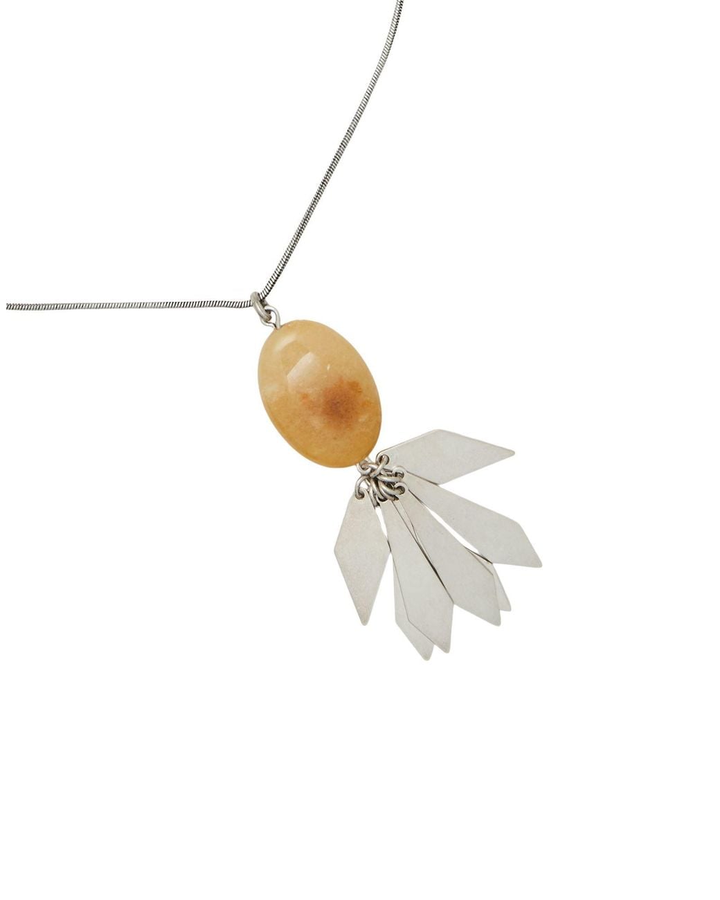Isabel Marant Metallic Necklace Metal, Stone