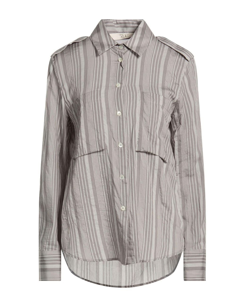 Camisa Tela de color Gray