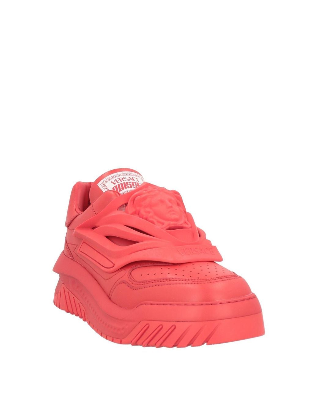 Versace Red Sneakers for men