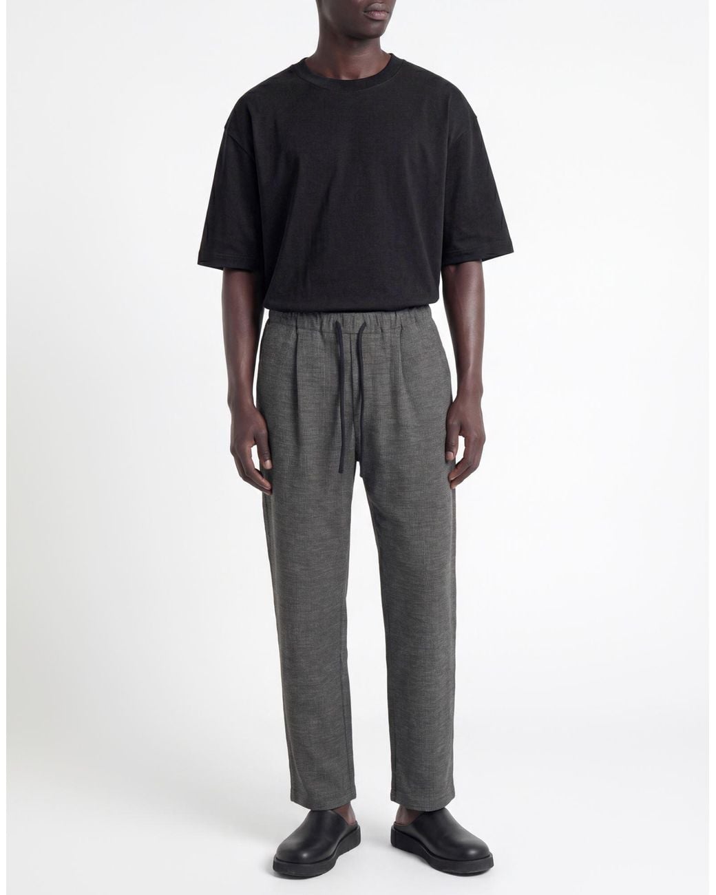 Barena Gray Pants Polyamide, Acrylic, Wool, Elastane for men