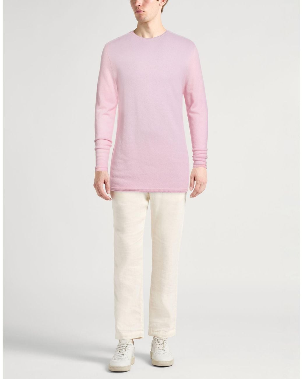 Pullover 120% Lino de hombre de color Pink