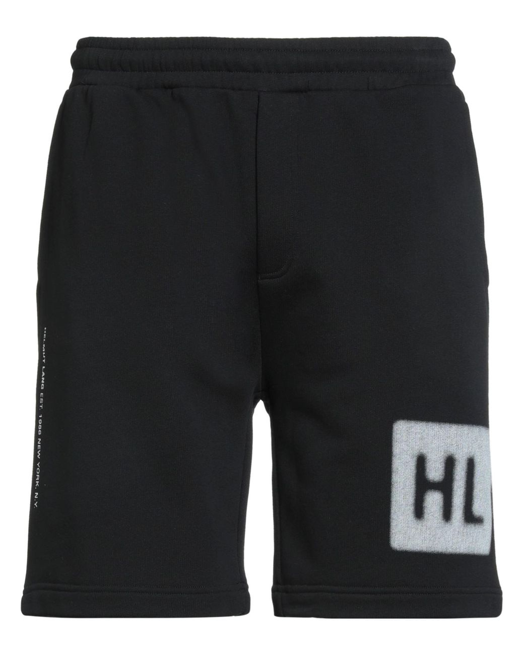 Helmut Lang Black Shorts & Bermuda Shorts Cotton for men