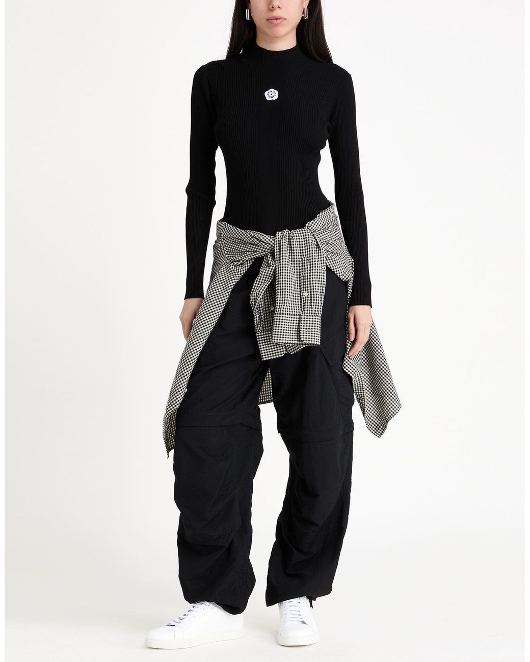 KENZO Black Rollkragenpullover
