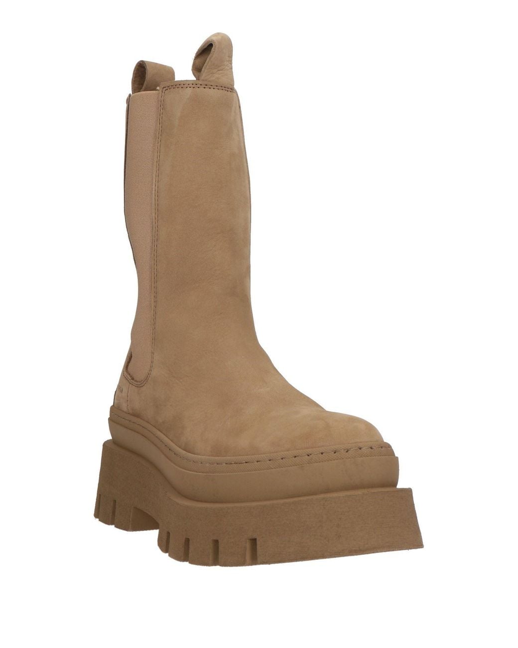COPENHAGEN Brown Tan Ankle Boots Leather