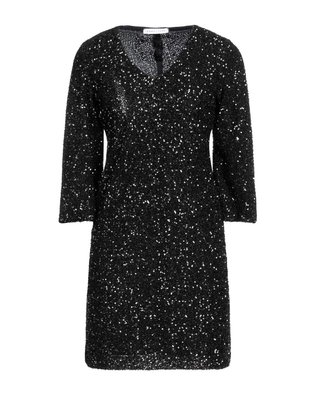 Caractere Black Mini Dress