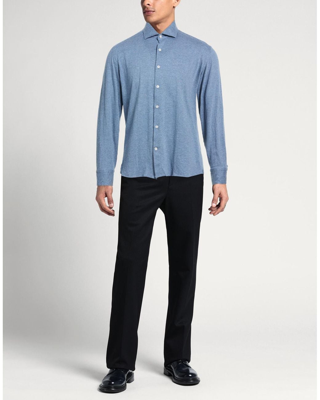 Camicia di Sonrisa in Blue da Uomo