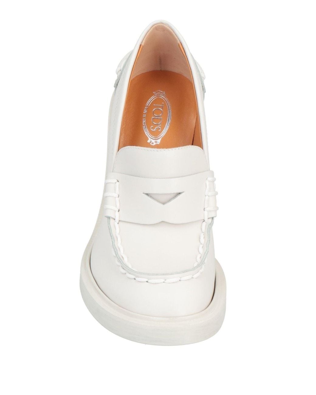 Tod's White Loafers