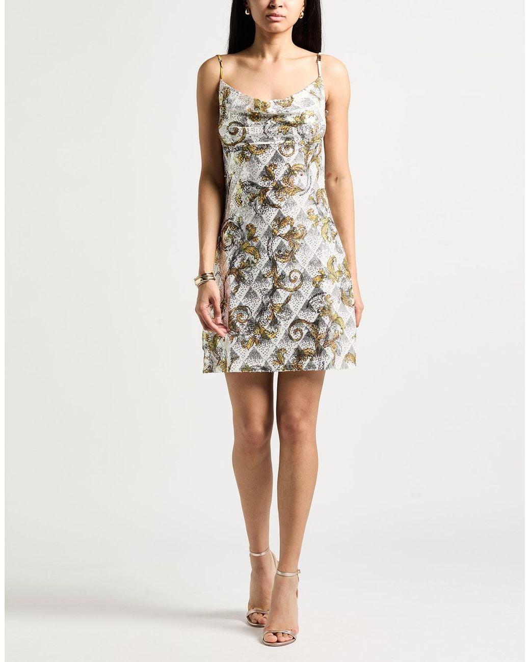 Versace Jeans Couture White Mini Dress