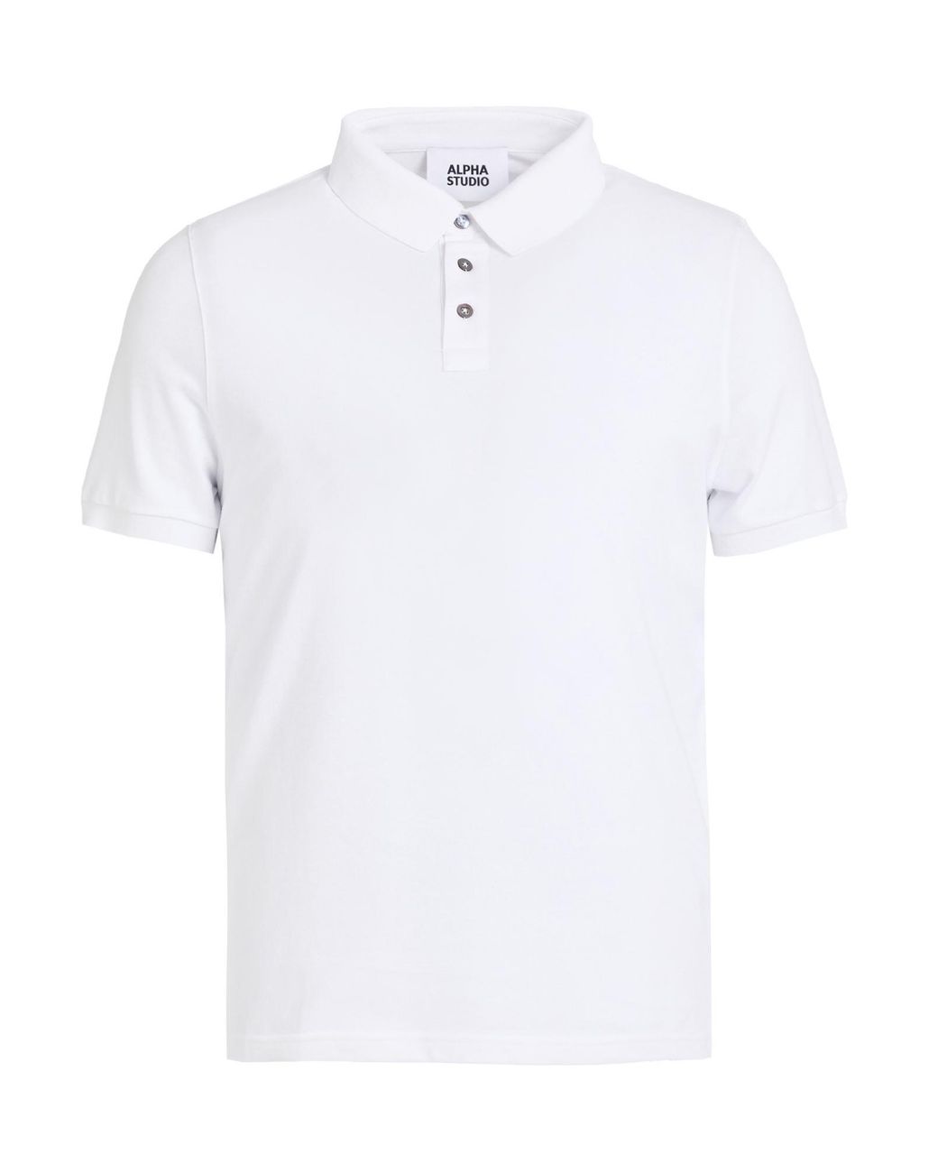 Polo Alpha Studio de hombre de color White
