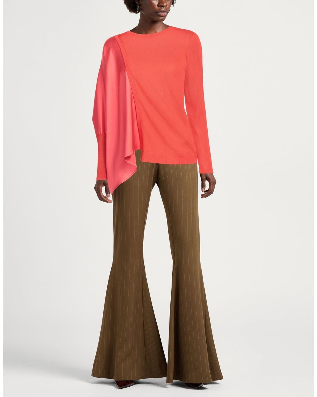 Pullover High en coloris Red