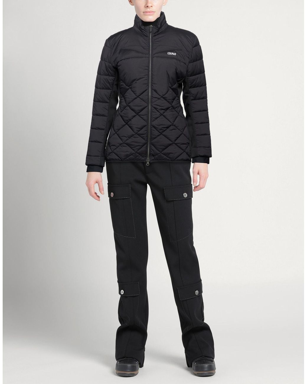 Colmar Black Puffer Polyamide, Elastane, Polyester, Polyurethane