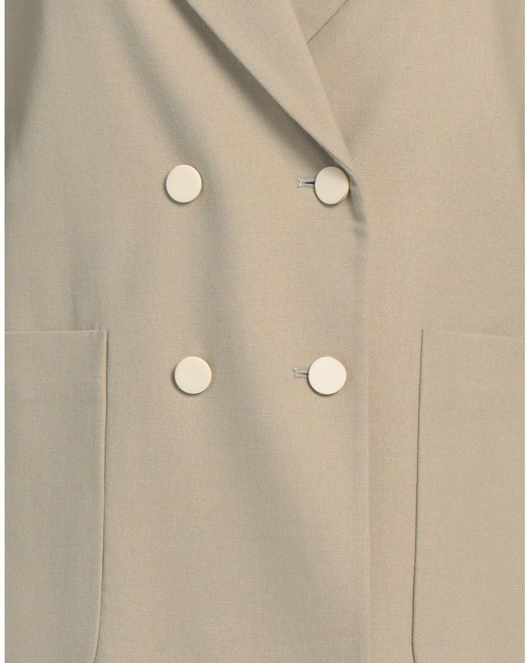 Alysi Natural Blazer Viscose, Polyester, Wool, Elastane