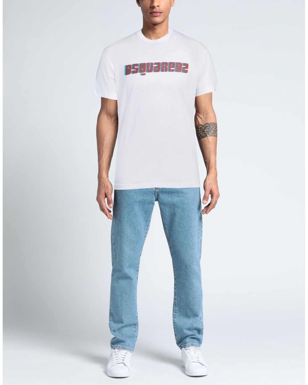 DSquared² White T-Shirt Cotton for men