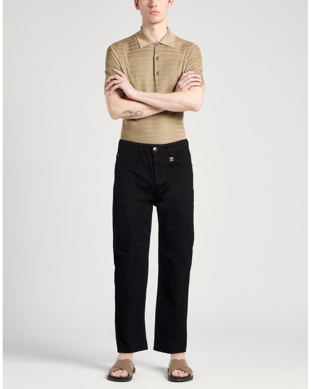 Richmond X Black Pants Cotton for men