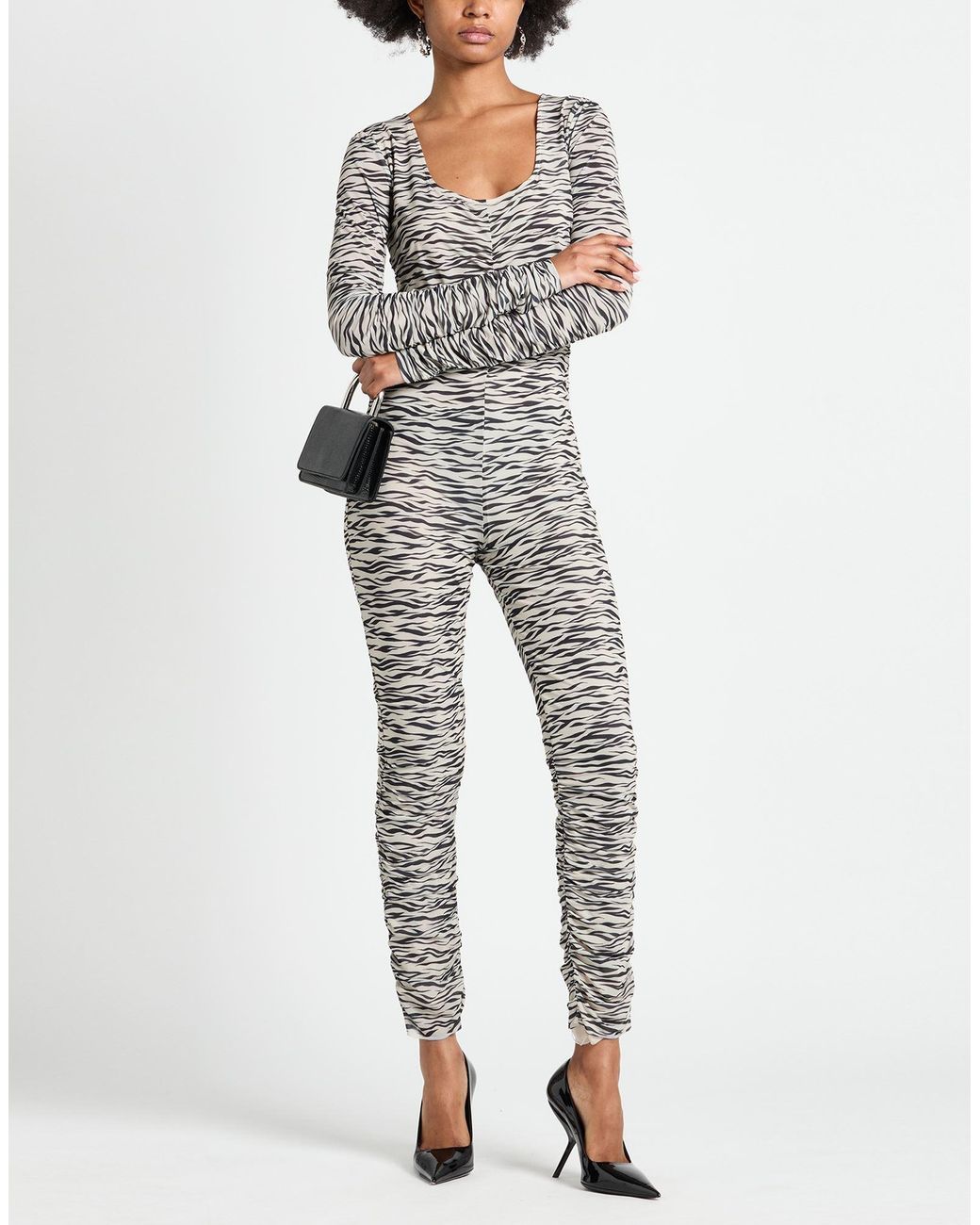 Patrizia Pepe Gray Jumpsuits