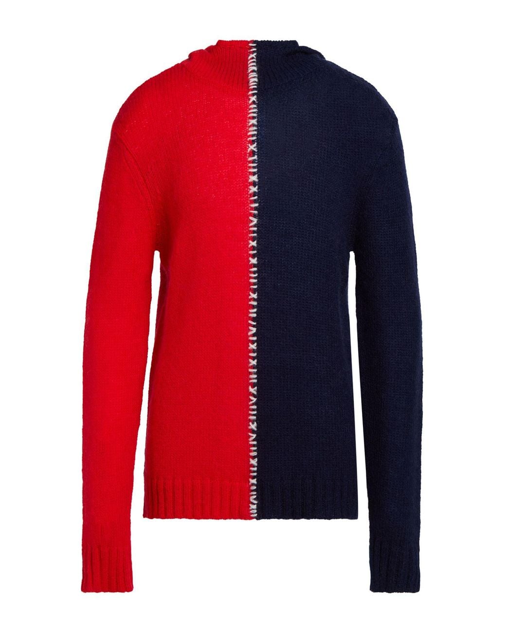 Charles Jeffrey Red Sweater Lambswool, Nylon, Mohair Wool for men