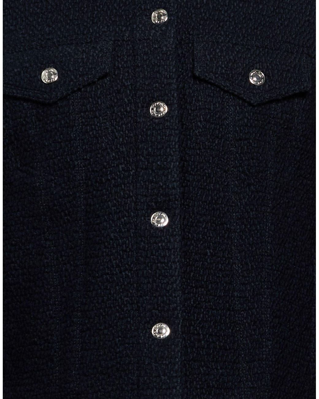 Woolrich Blue Midnight Jacket Wool, Acrylic, Polyester, Polyamide