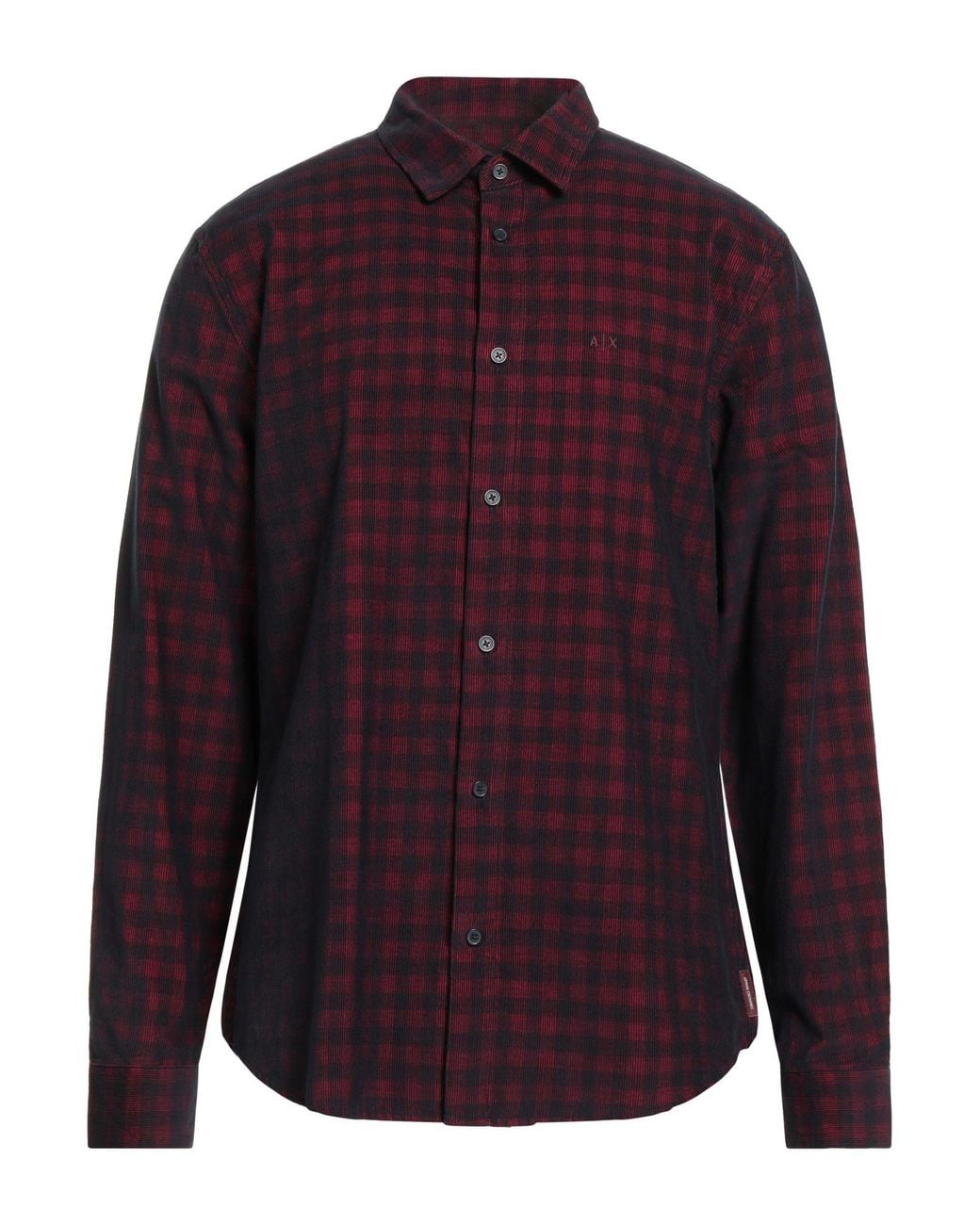 ARMANI EXCHANGE Purple Midnight Shirt Cotton for men