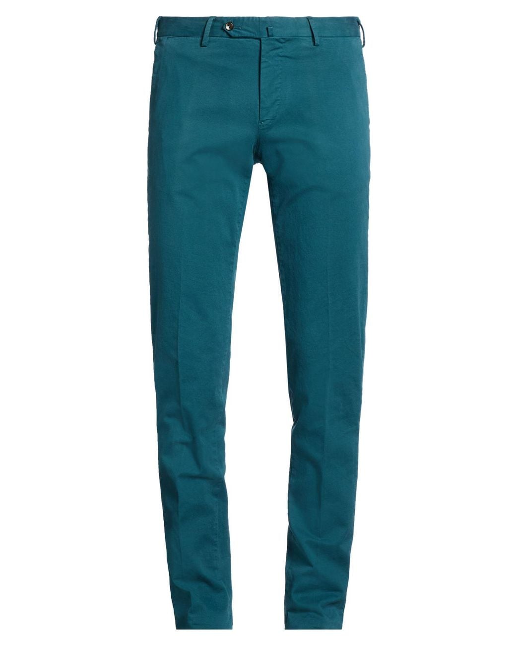 PT Torino Blue Pants Cotton, Elastane for men