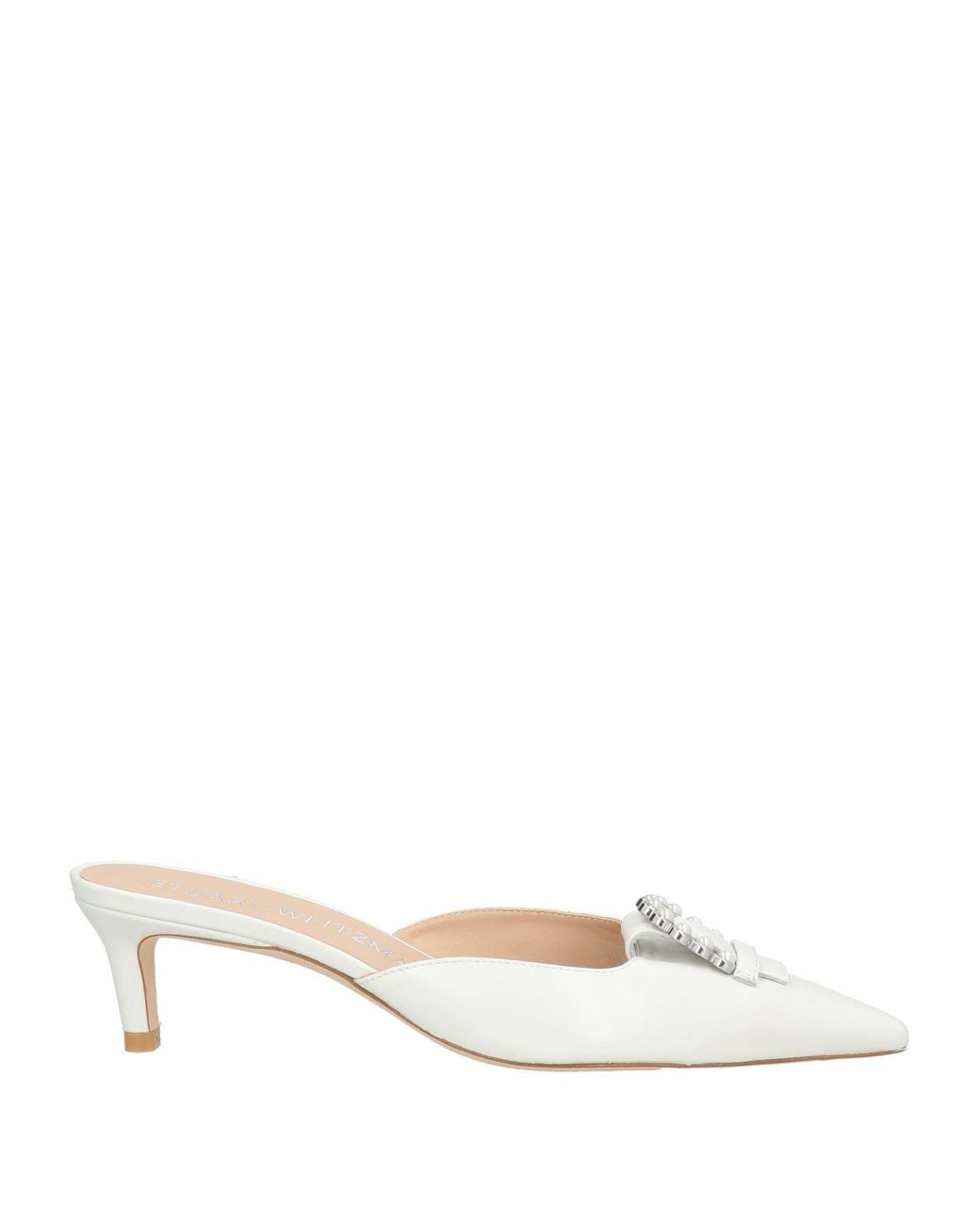 Stuart Weitzman Natural Mules & Clogs